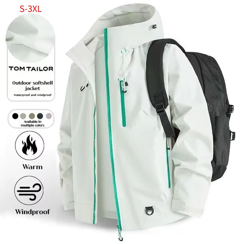 

Japanese and Korean Style New Jacket Windproof Jacket Waterproof Outdoor Autumn Breathable Sports Jacket Autumn Men's Jacket