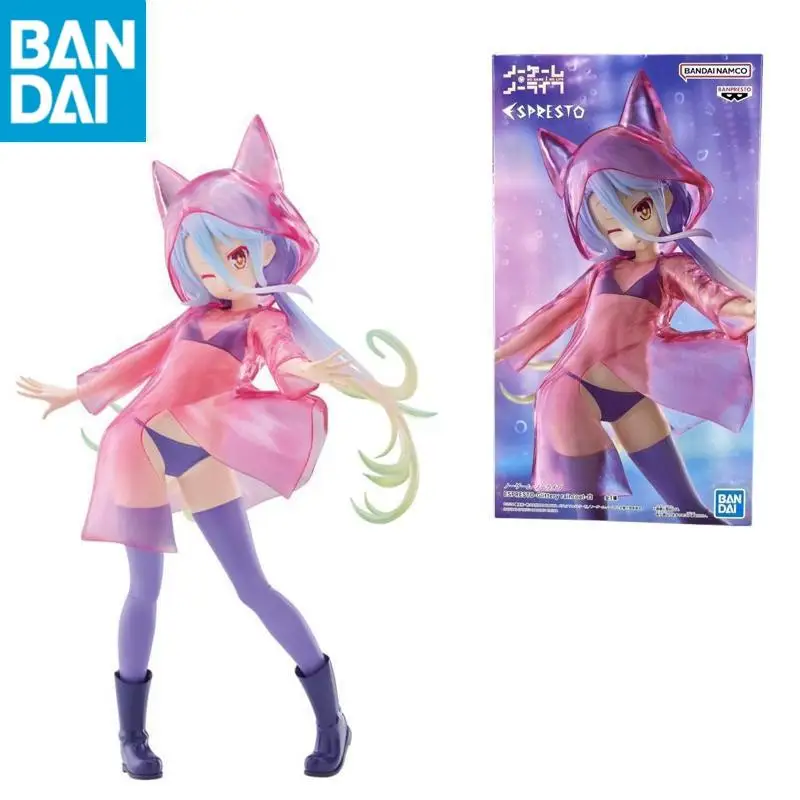 

In Stock Genuine Bandai Namco Banpresto No Game No Life Espresto Glittery Raincoat Shiro Pvc Genuine Collector Toy Figure Model