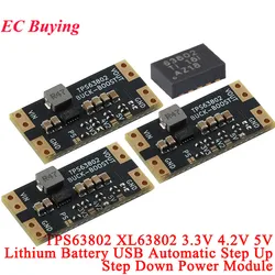 1Pc-20Pcs XL63802 3.3V 5V Lithium Battery USB Automatic Voltage Regulator Step Up Down Power Module Boost Buck Board TPS63802