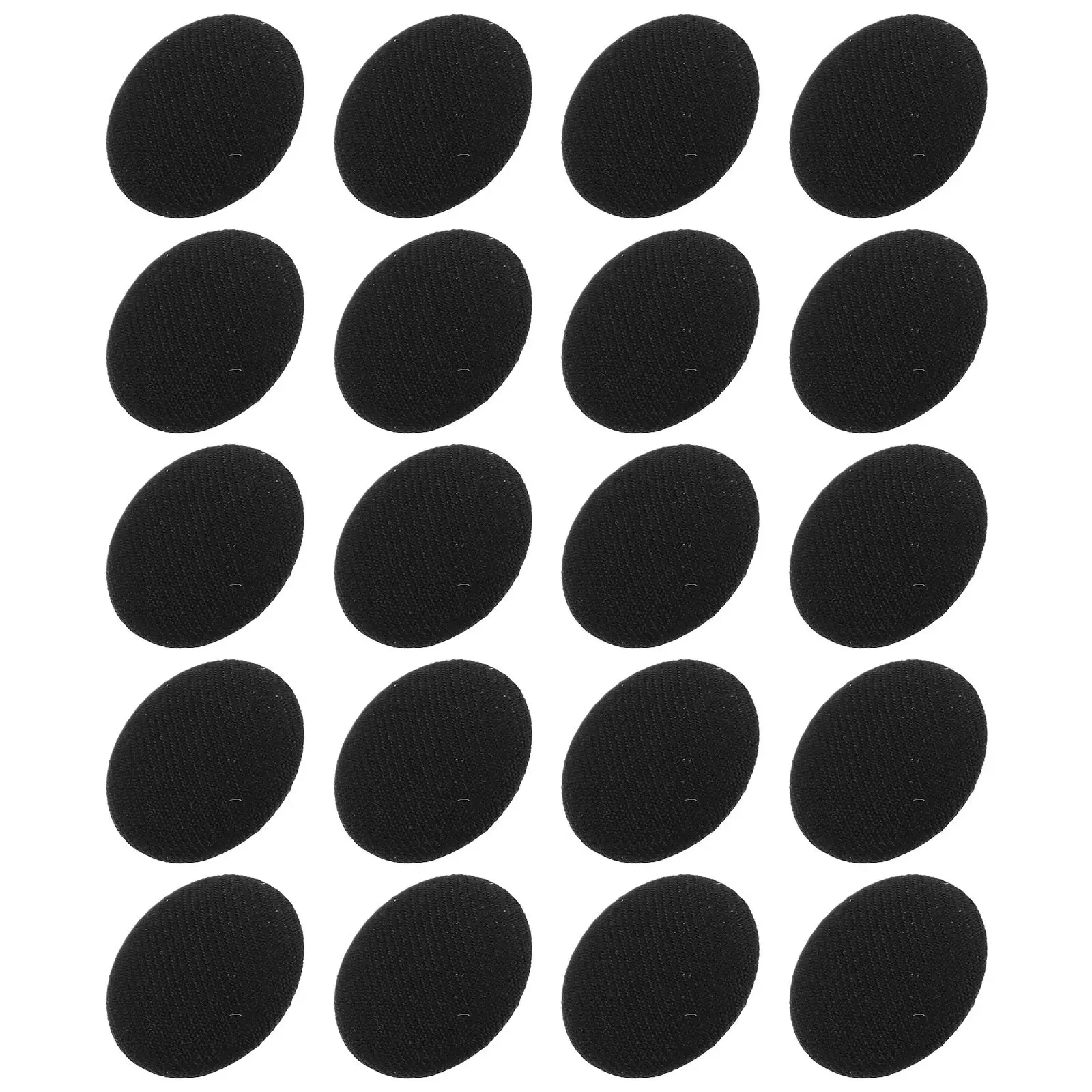 20Pcs Black 20Mm Metal Round Mushroom Fasteners Sewing Buttons for Clothes Jackets Suits Tailoring Craft Kits