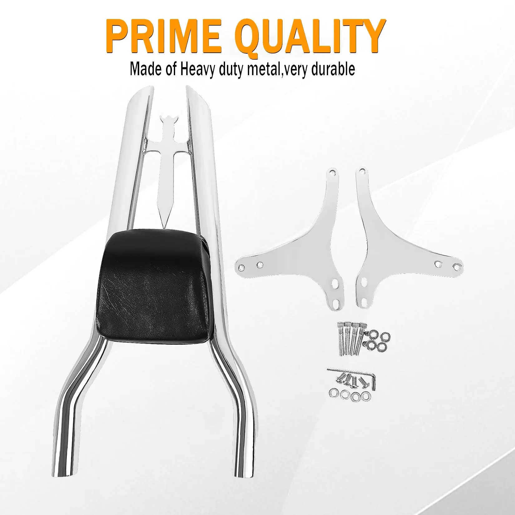 For Harley Davidson Touring 97-08 Road King Electra Glide Street Glide FLHX FLHT FLTR CVO Sissy Bar Passenger Backrest Rear Pad view 5