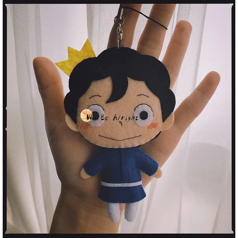 

DY20Аниме Bojji Kage реквизит для косплея DIY реквизит ручной работы подвесной плюшевый подвесной брелок реквизит материал подарок на день рождения25