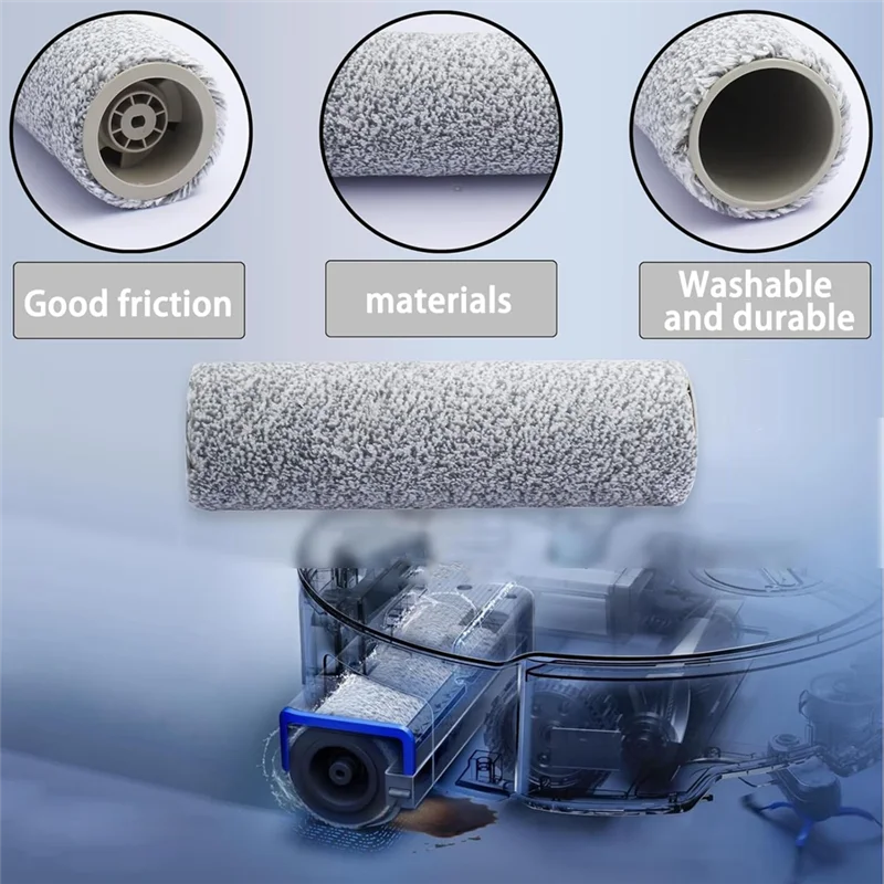 -ESTR piezas de repuesto para Ecovacs Deebot X8 Omni/X8 Pro Omni cepillo principal de goma filtros Hepa rodillos de limpiaparabrisas cepillos laterales polvo Ba
