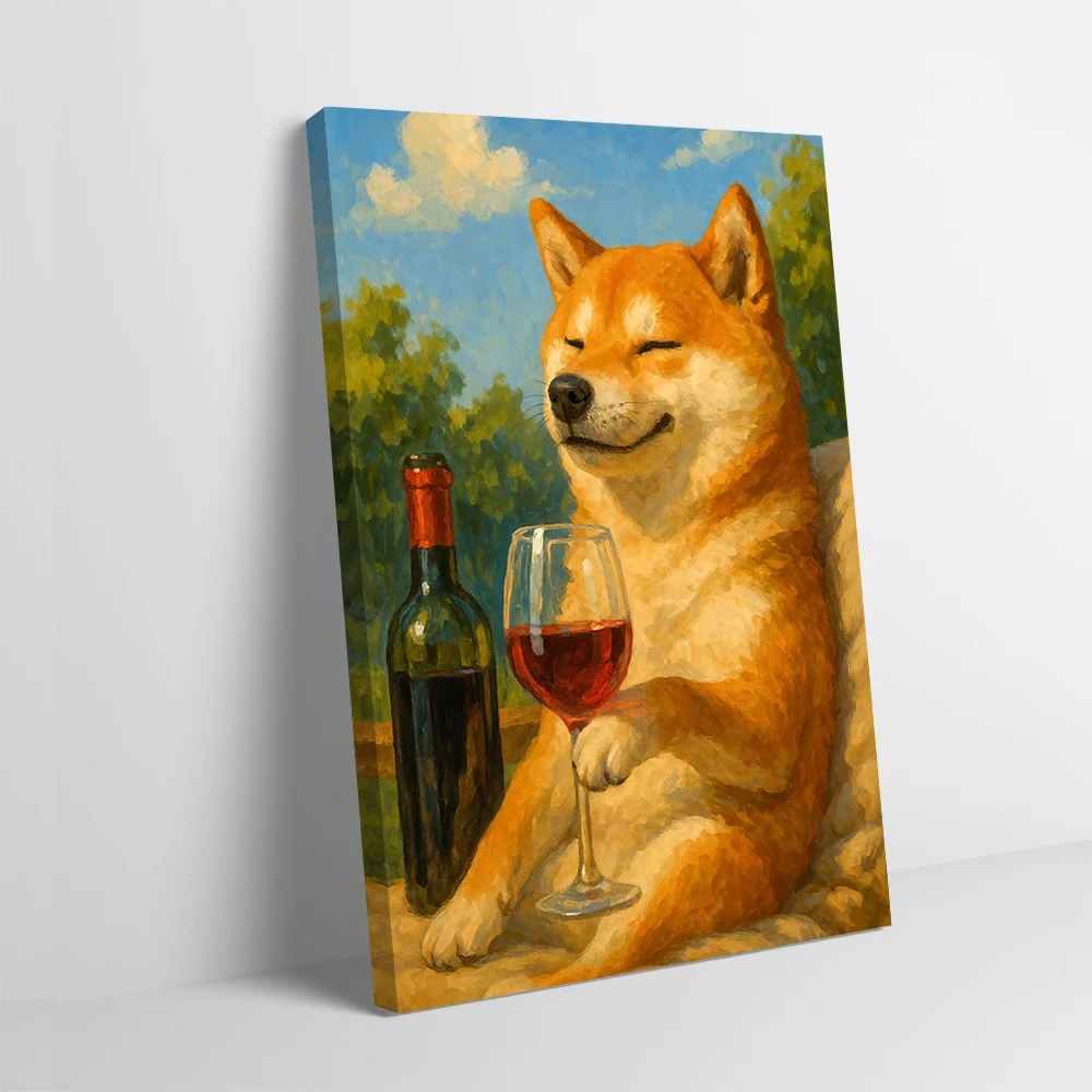 Shiba Inu Wine Time…