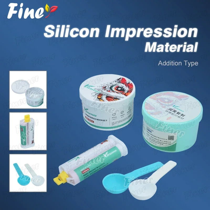 Dental Silicone Impression Material Putty Heavy Body Dentistry Impression Material Kit Light Body Rubber Dentist Supplies