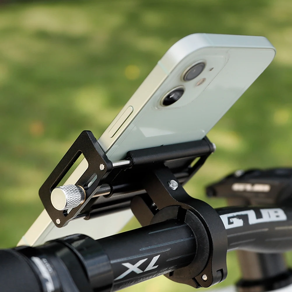 

Bicycle Stem Cell Phone Mount Quick Attach/Detach Bicycle Headset Phone Mount Aluminum Alloy for 2.16 To 3.93 in Smartphone