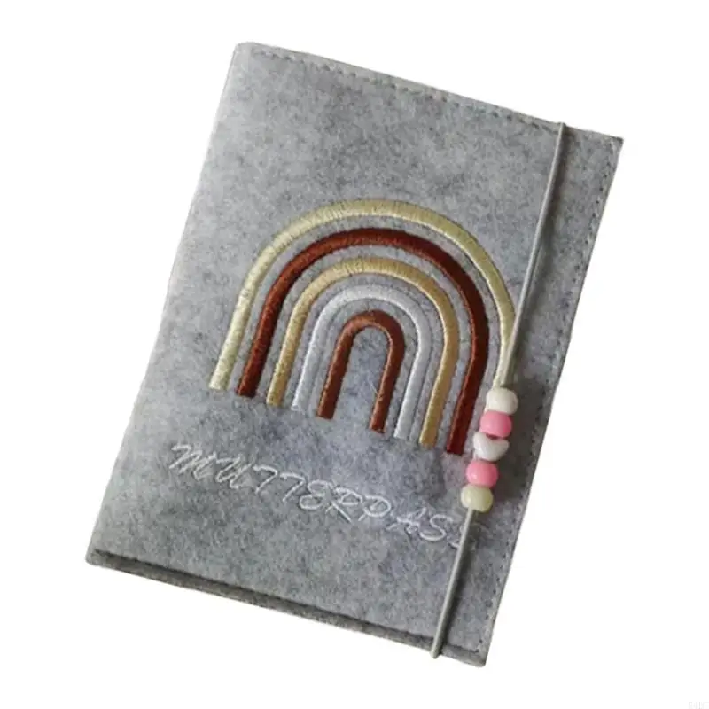 تأتي حافظة جواز السفر الحمل السميكة 54DF بجيب منظم للصور بالموجات فوق الصوتية #3