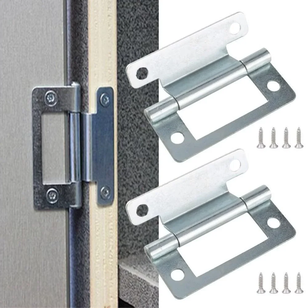 2pcs/Set Folded Room Door Hinges Creative Cupboard Door Campervan Motorhome Caravan Spring Door Hinges Furniture Accessories