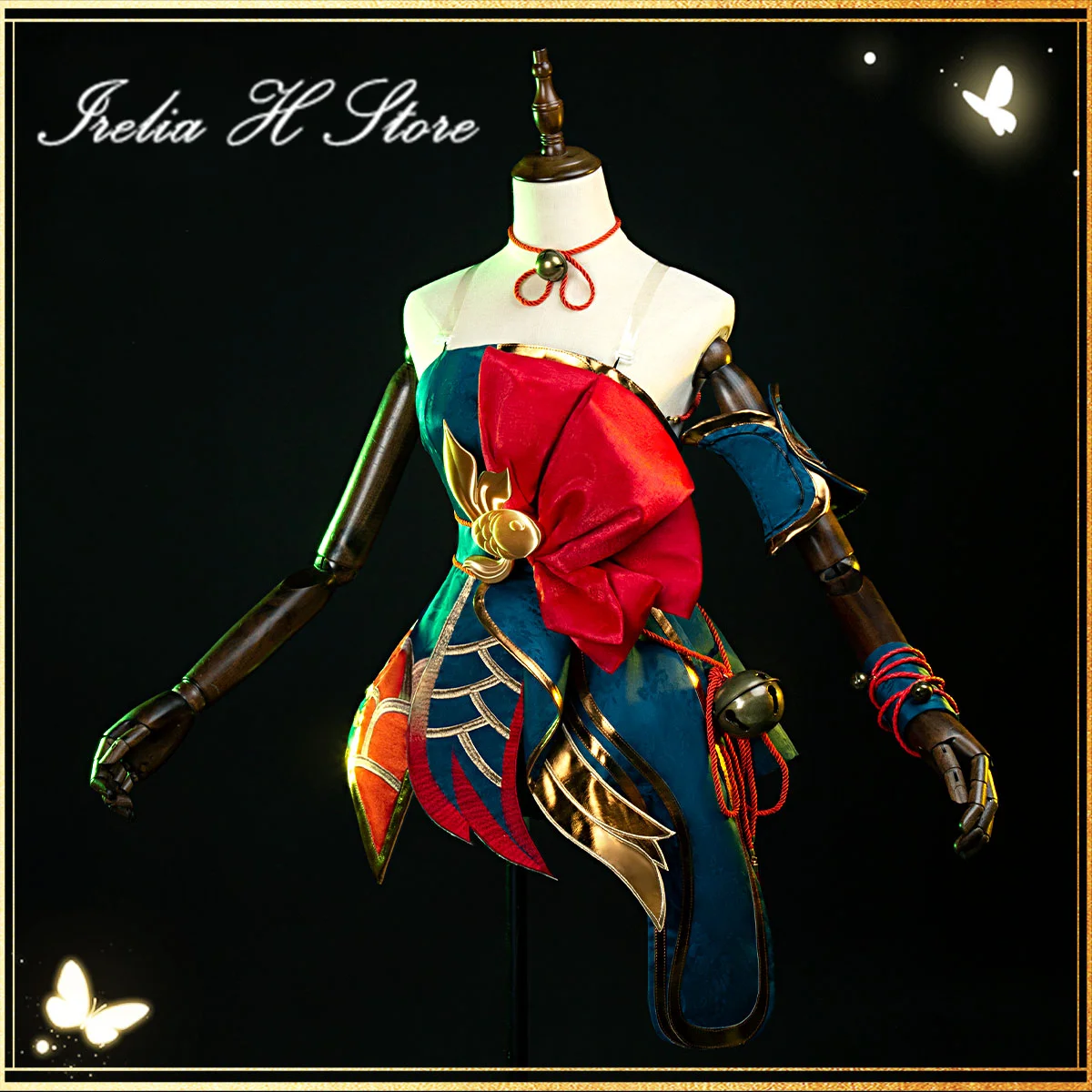 Irelia H Ahri LOL 애프터 아워 스피릿 블로섬 스프링스 아리 코스프레 의상 여성용 할로윈 기모노 드레스