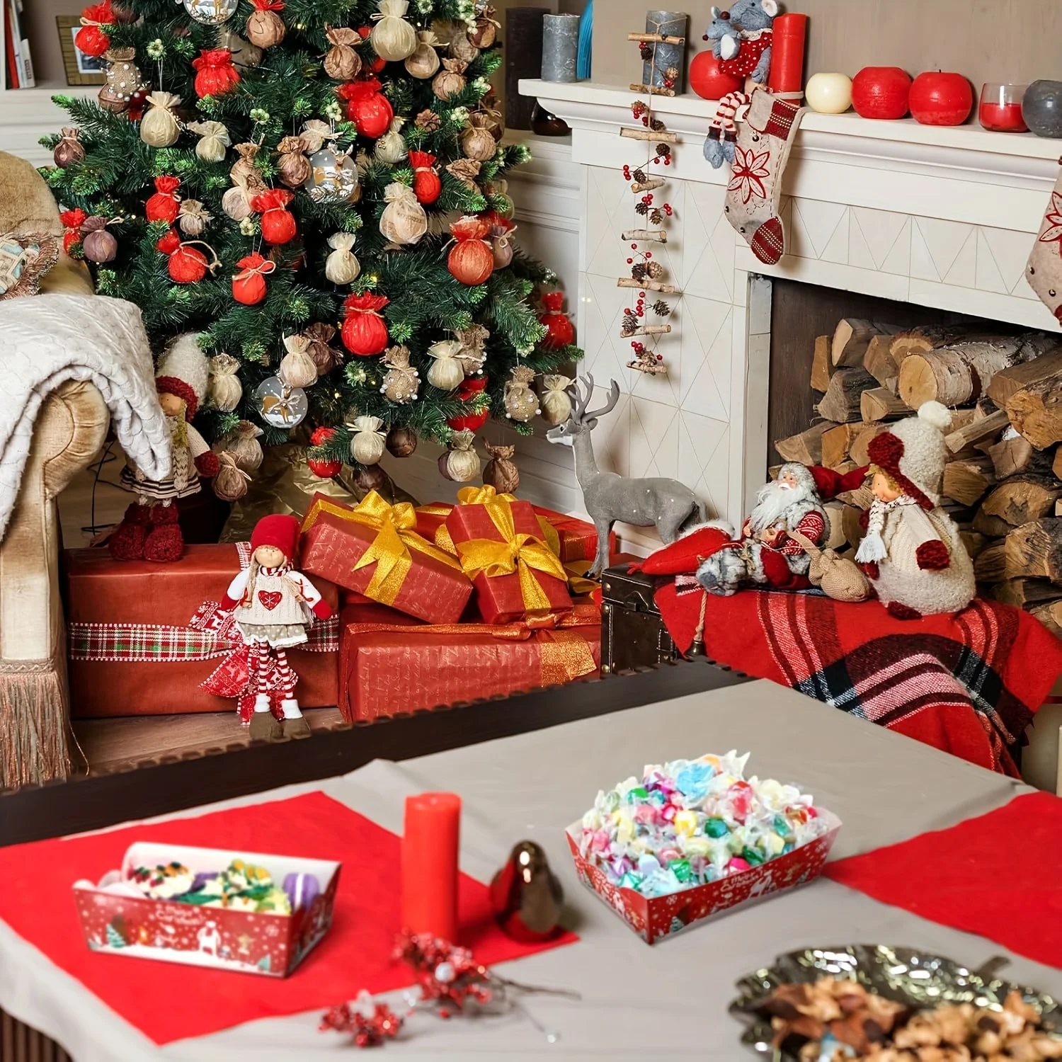 20 Pezzi Vassoi di Carta Natal - Xmas Food Snacks recensione e prezzo