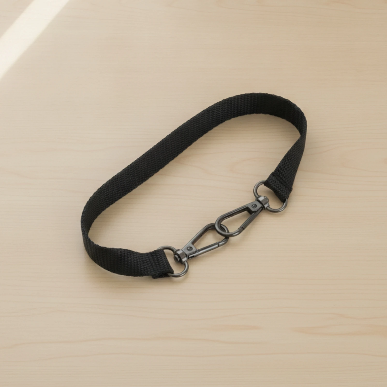 4 Pieces Woven Straps with Metal Clips Compact Storage Strap with Metal Clip Adjustable Space-Saving for Workshop