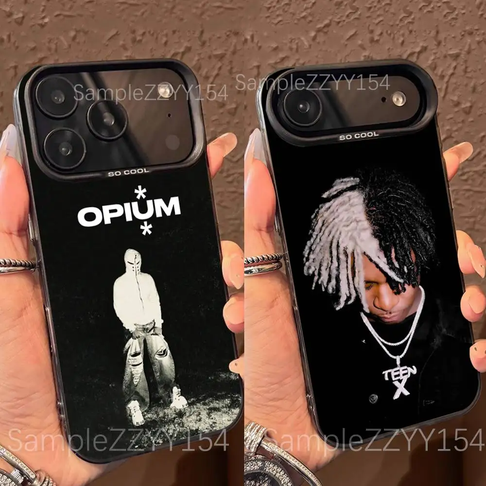

Rapper Ken Carson A Great Chaos Phone Case For iPhone 17,16,15,14,13,12,X,8,Pro,Max,Plus,E,SE4,Air,Mini Black IMD Matte