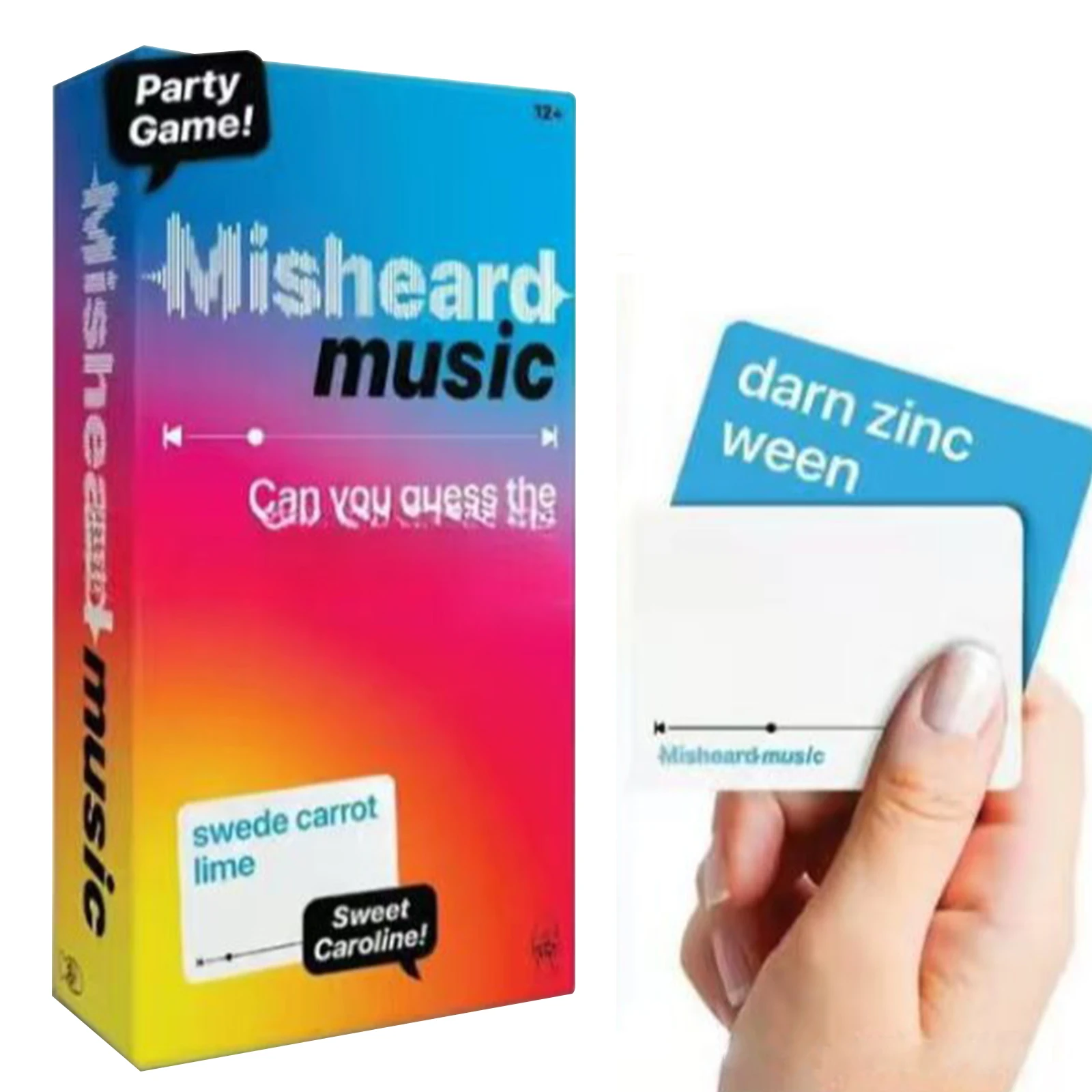 بطاقات ألعاب الموسيقى مع 500 بطاقة نونسنس غنائية لعبة موسيقى ميشارد لعبة الحفلات الليلية للترفيه في حفلات الكاريوكي