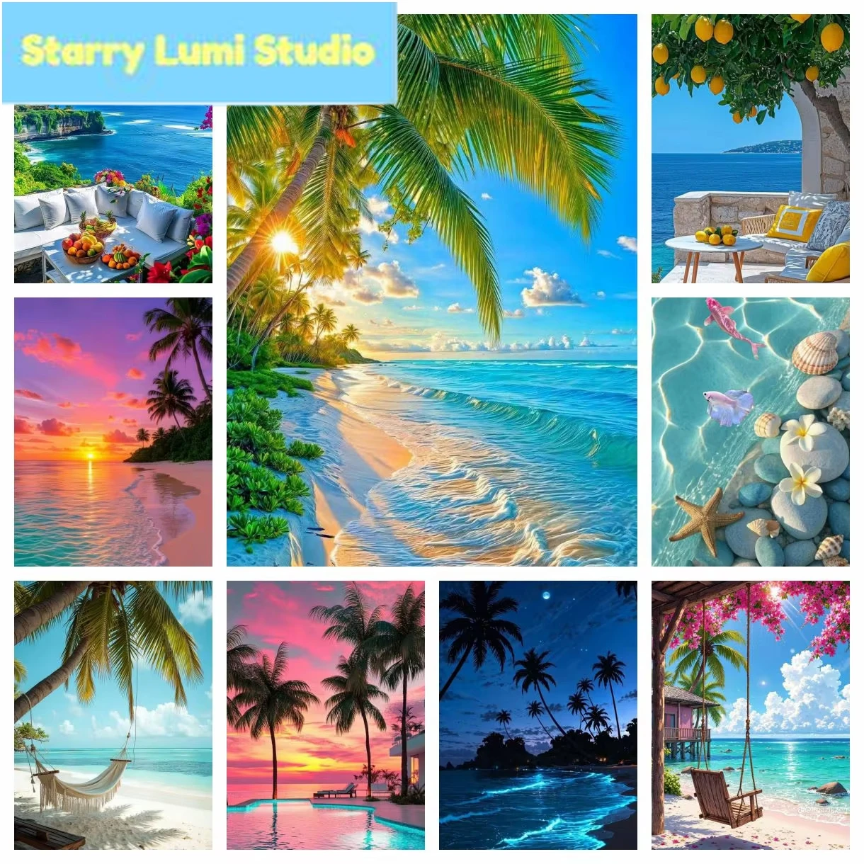 

Алмазная вышивка 5D DIY с видом на пляж и море: красивый природный пейзаж для эстетического декора дома, гостиной, спальни, бара