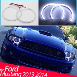 2 anni di garanzia luce diurna a LED in cotone bianco Angel Eye per Ford Mustang 2013 2014 accessori per auto