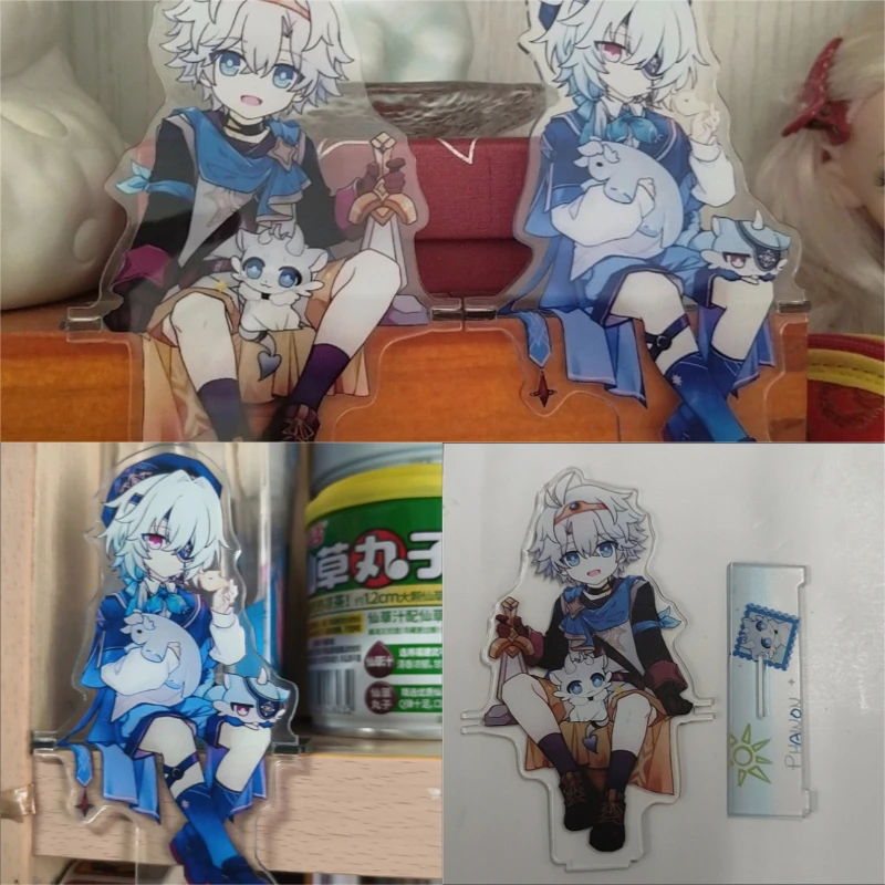 Hot Honkai:Star Rail Anaxa Phainon Sit and Rest Acrylic Figure Stand Model Plate Desk Decor Standing Sign Ornament For Fans Gift