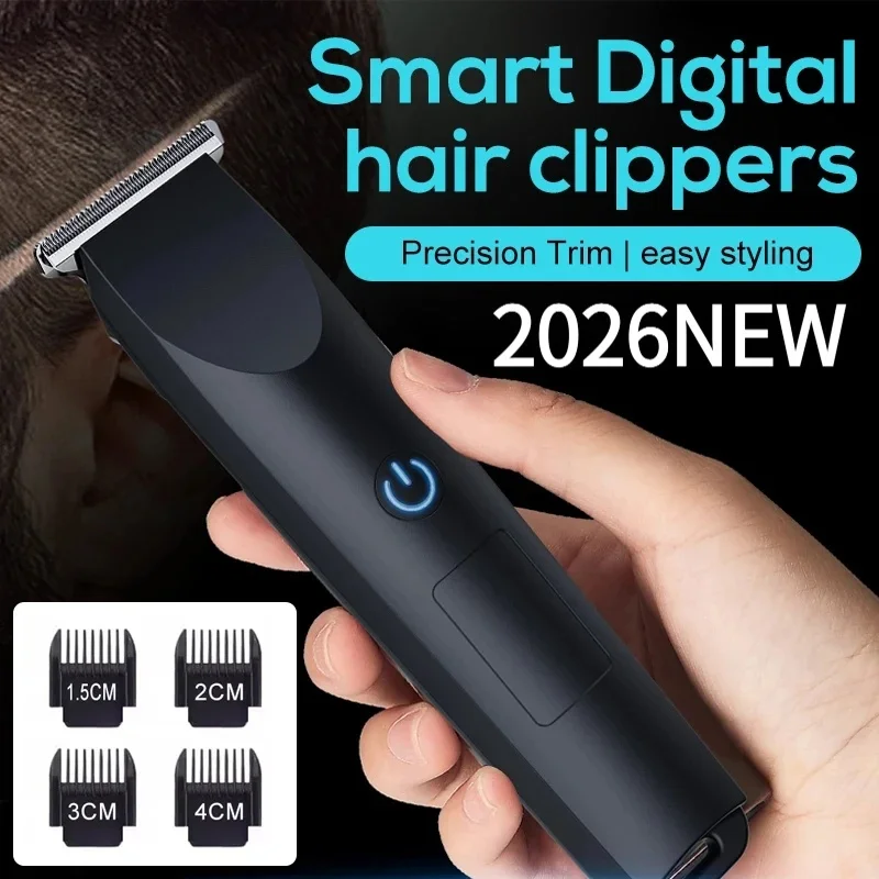 Compact Cordless Hair Clipper Two Color Ergonomic Grip Recharge Trimmer Precision Blade Men Hair Beard Edging Salon Styling Dev.