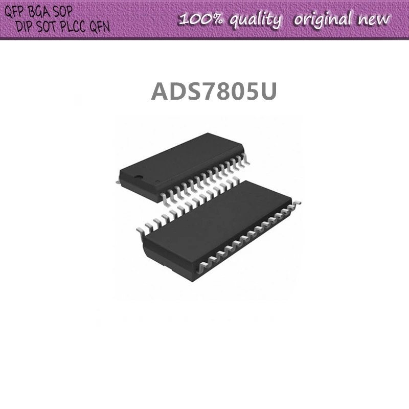 2Pcs/Lot   ADS7805U  ADS7805  SOP-28