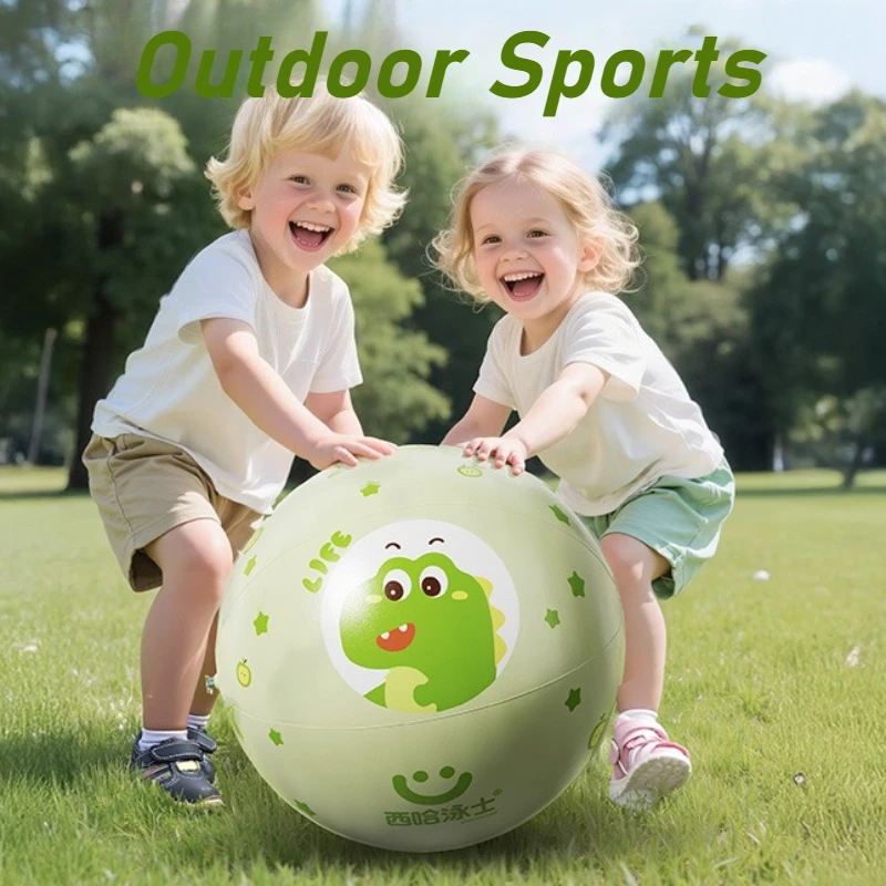 الأطفال نفخ لعبة كرة القدم الكبيرة المحمولة الكرتون ألعاب أطفال كرة قابلة للنفخ في الهواء الطلق السلامة لينة رشاقته اللعب الكرة هدية #2