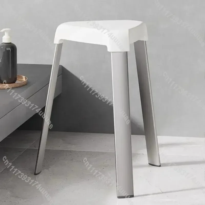 Triangle Shower Stool Aerospace Aluminum Bath Seat Non Slip Safety Corner Bench for Bathroom Elderly Disabled Anti Slip