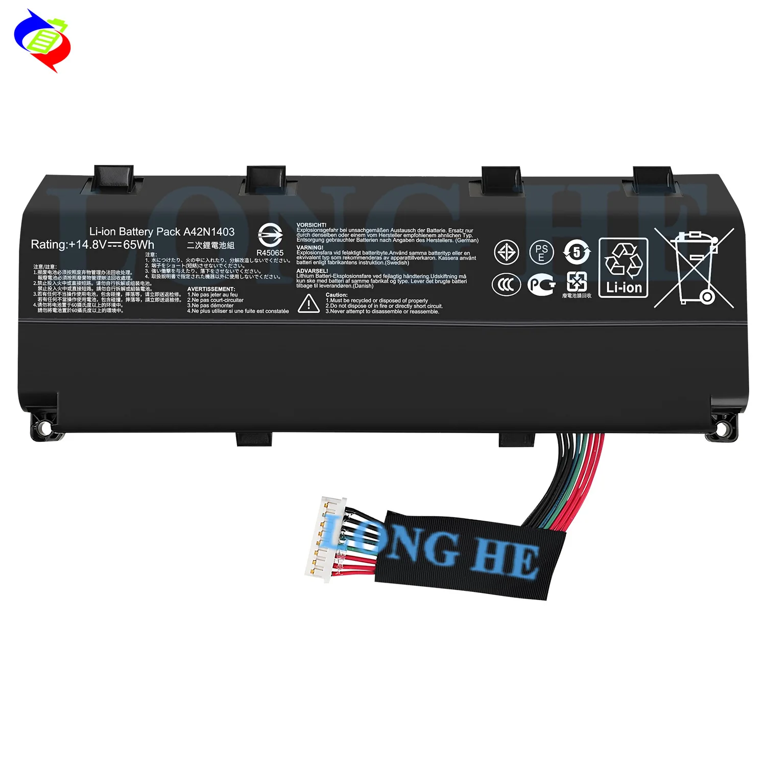 A42N1403 Laptop Battery for ASUS ROG G751 G751JL G751JY G751JT G751JM GFX71JY G751JL-WH71 G751JL-DS71 G751J-DH71 17.3