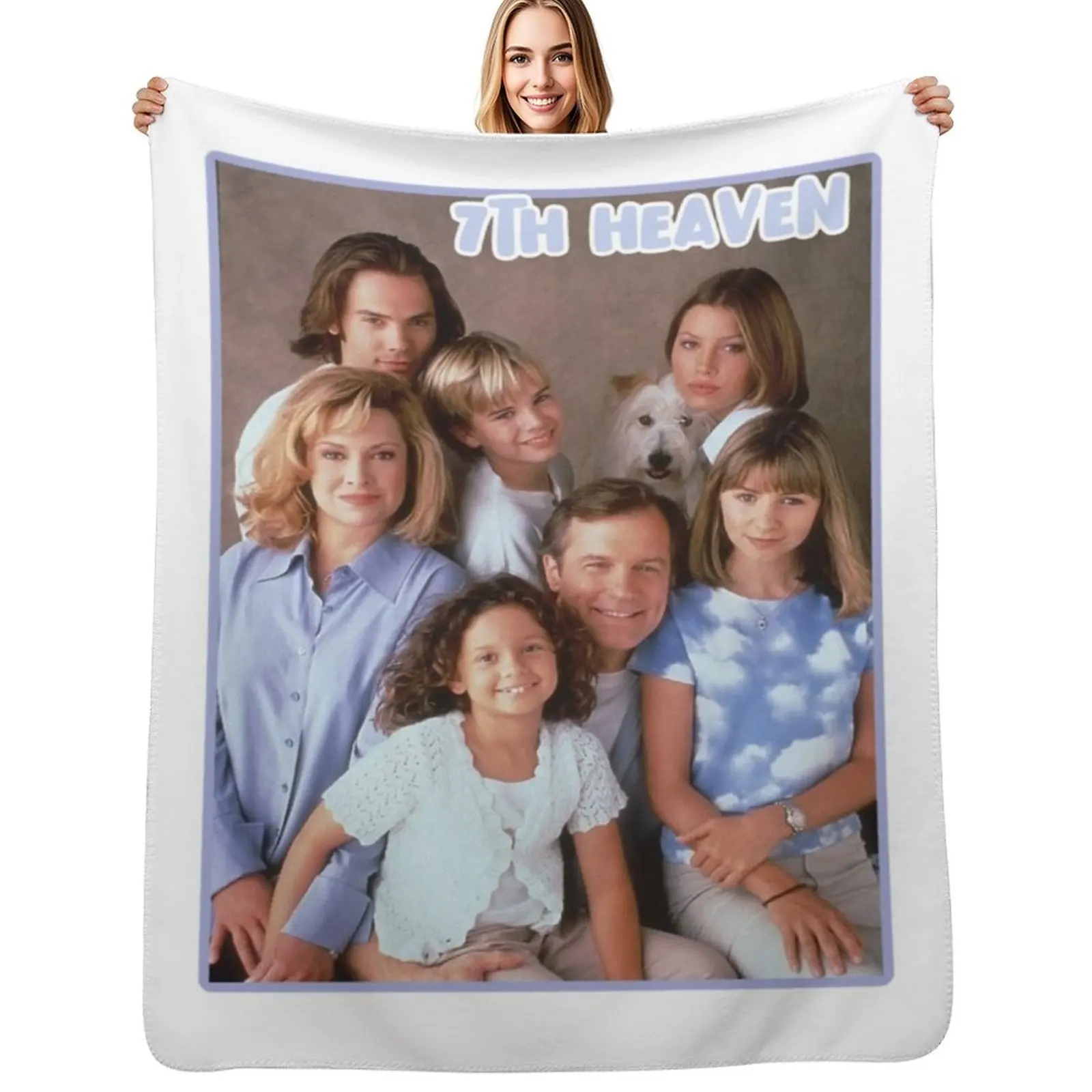 

7th Heaven Throw Blanket Soft Breathable Blanket for Night Sleeping