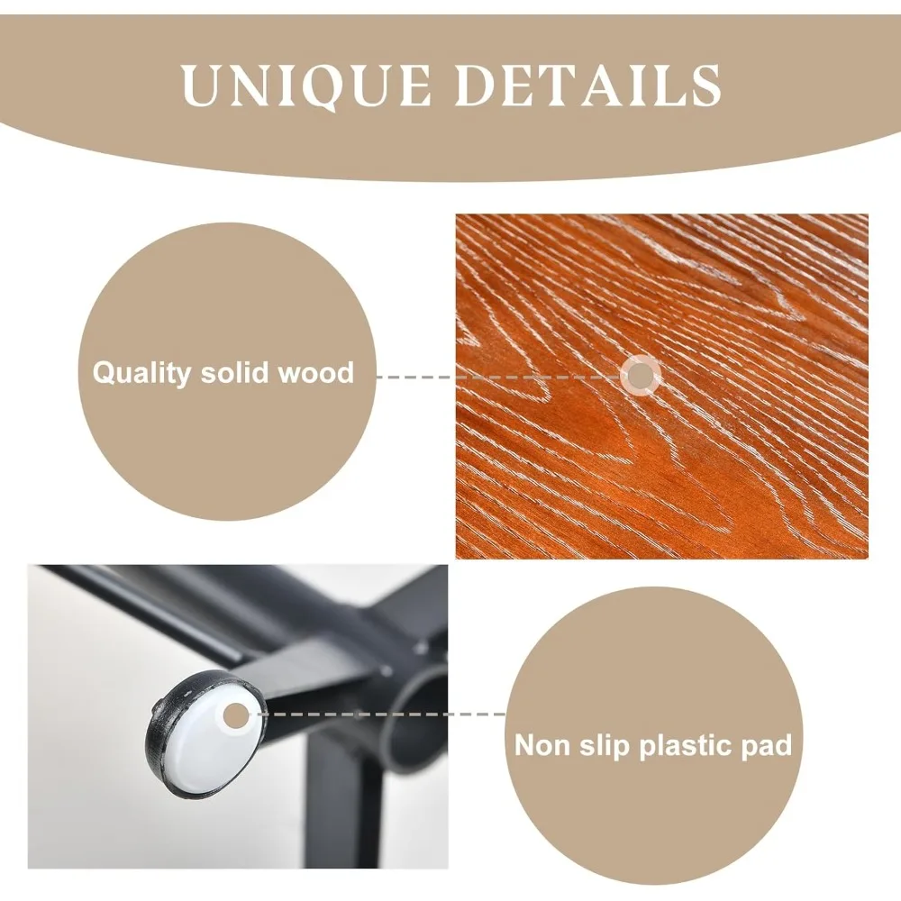 Bar Table 30.3-35.5inch Height Adjustable Small Bostro Table in Living Room Square Dinner Table for Kitchen Dining Ro