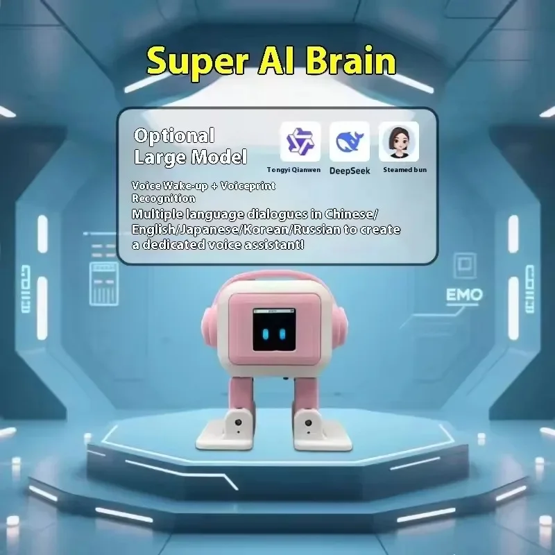 Smart Emo‑Pet Robot, Voice Recognition, Interactive Chat & Dancing Functions, Cute Electronic Toy, Ideal Gift for Kids view 3