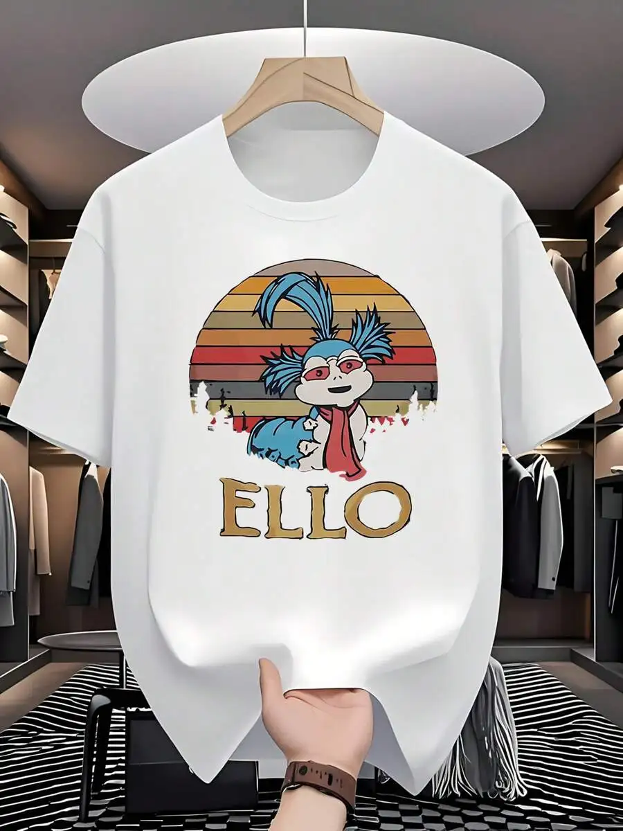 

Maze Movie 1980s Retro Nostalgic High Quality Cotton T-Shirt A Funny Men's Short Sleeve Pattern T-Shirt Series Black 160G