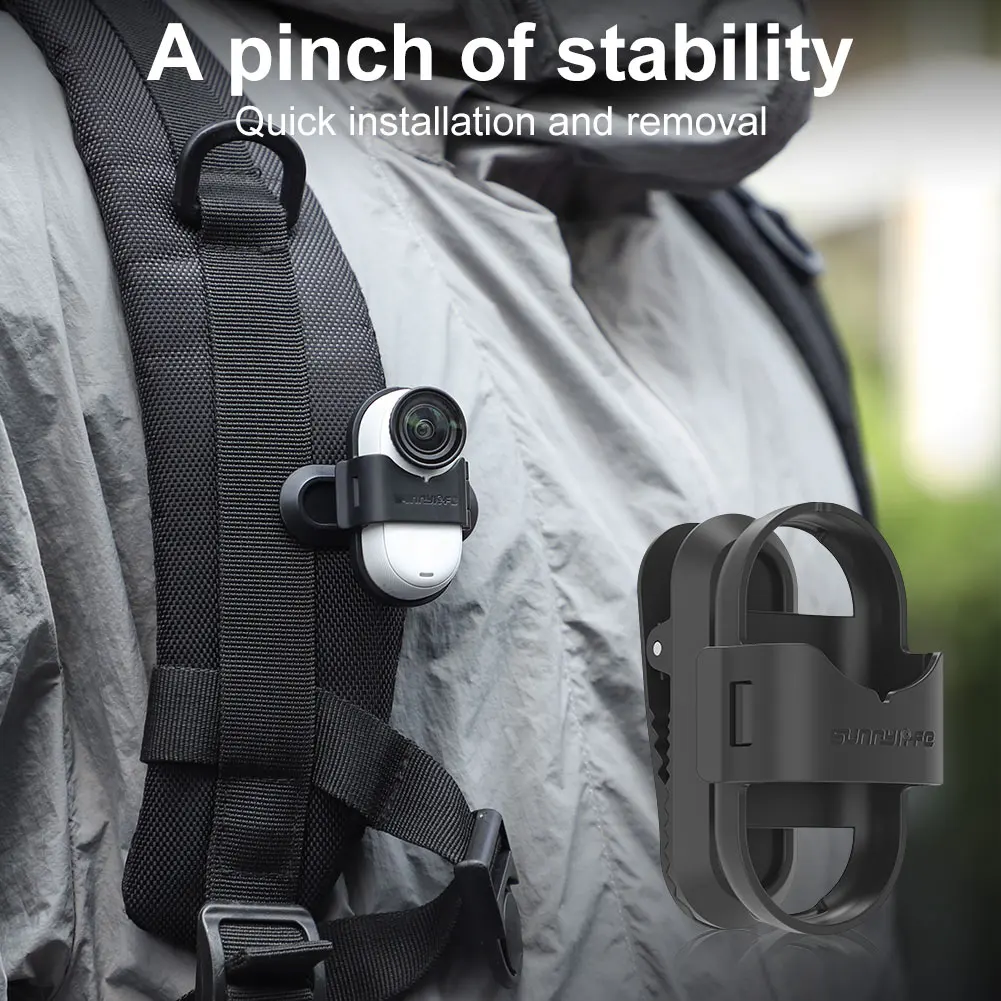 Зажим для рюкзака, фиксированный зажим на 360 градусов, держатель крышки камеры для Insta360 GO 3S/GO 3, аксессуары для спортивной камеры