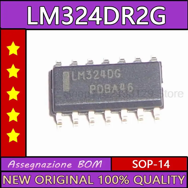 10PCS/LOT Lm324dg patch sop-14 new original imported lm324dr2g