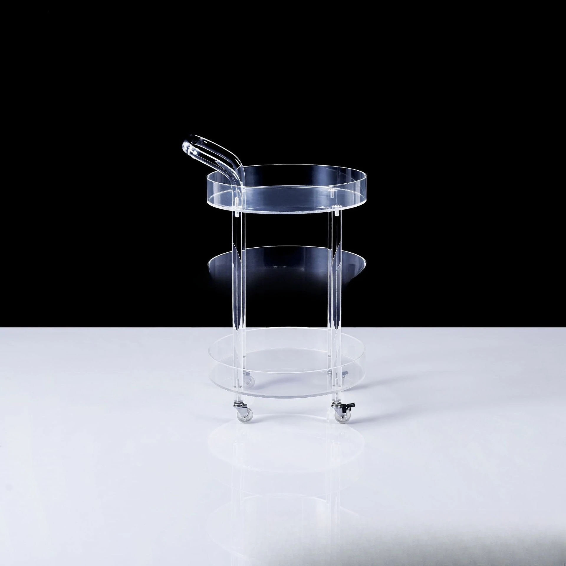 Acrylic Bar Villa Wine Cart Cart Fashion Hardware Wine Cart