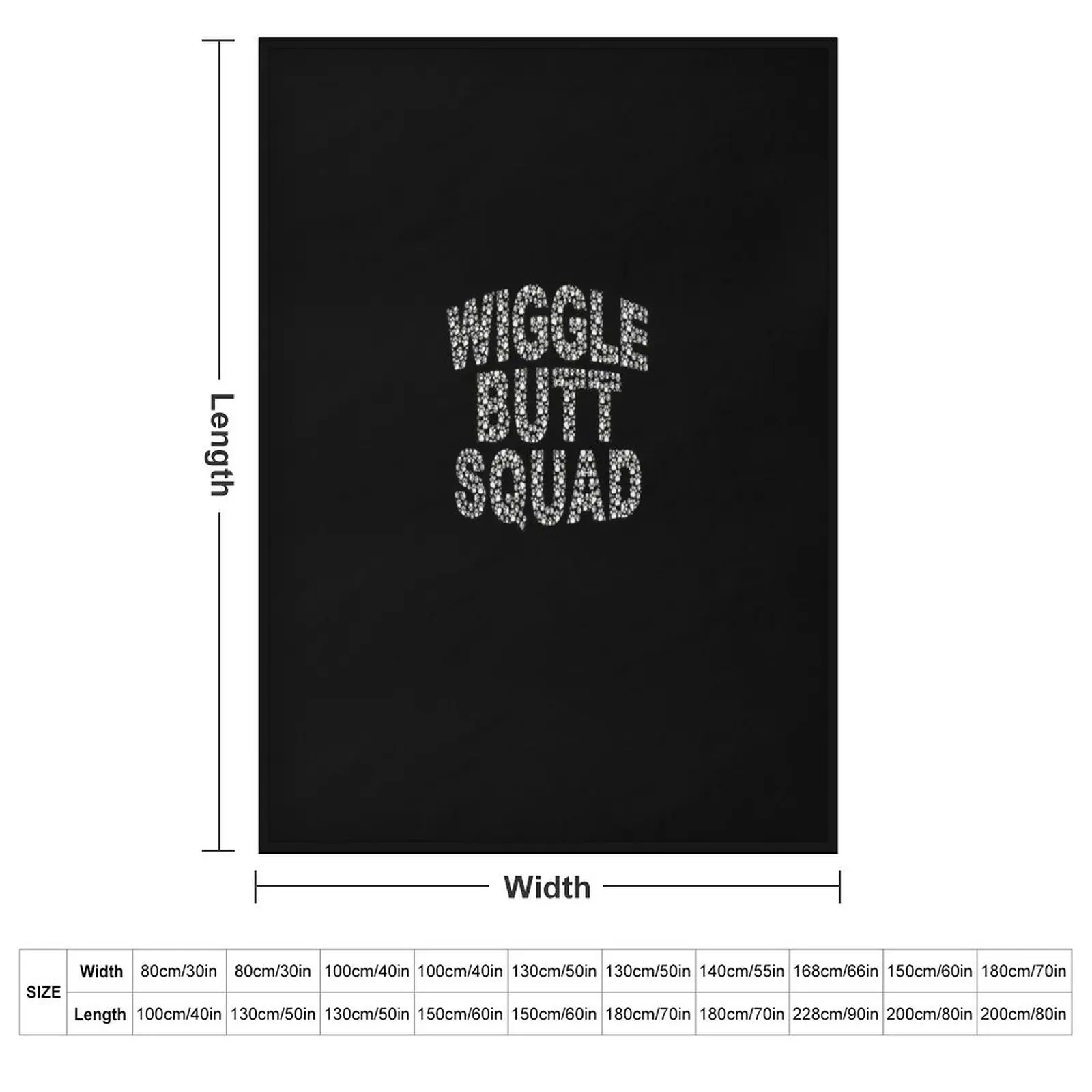 Wiggle Butts Aussie Australian Shepherd Wiggle Butt Squad Hoodie Throw Blanket Bed Fashionable Decorative Throw Blankets