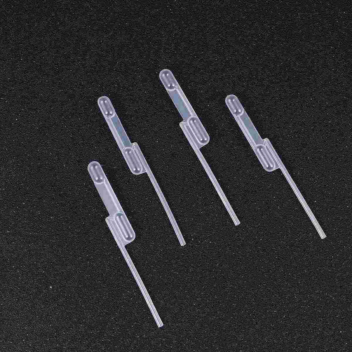 100 Pcs Pipette Straws Dropper Pippettes Droppers Micro Pipettes Pasteur Double-cell