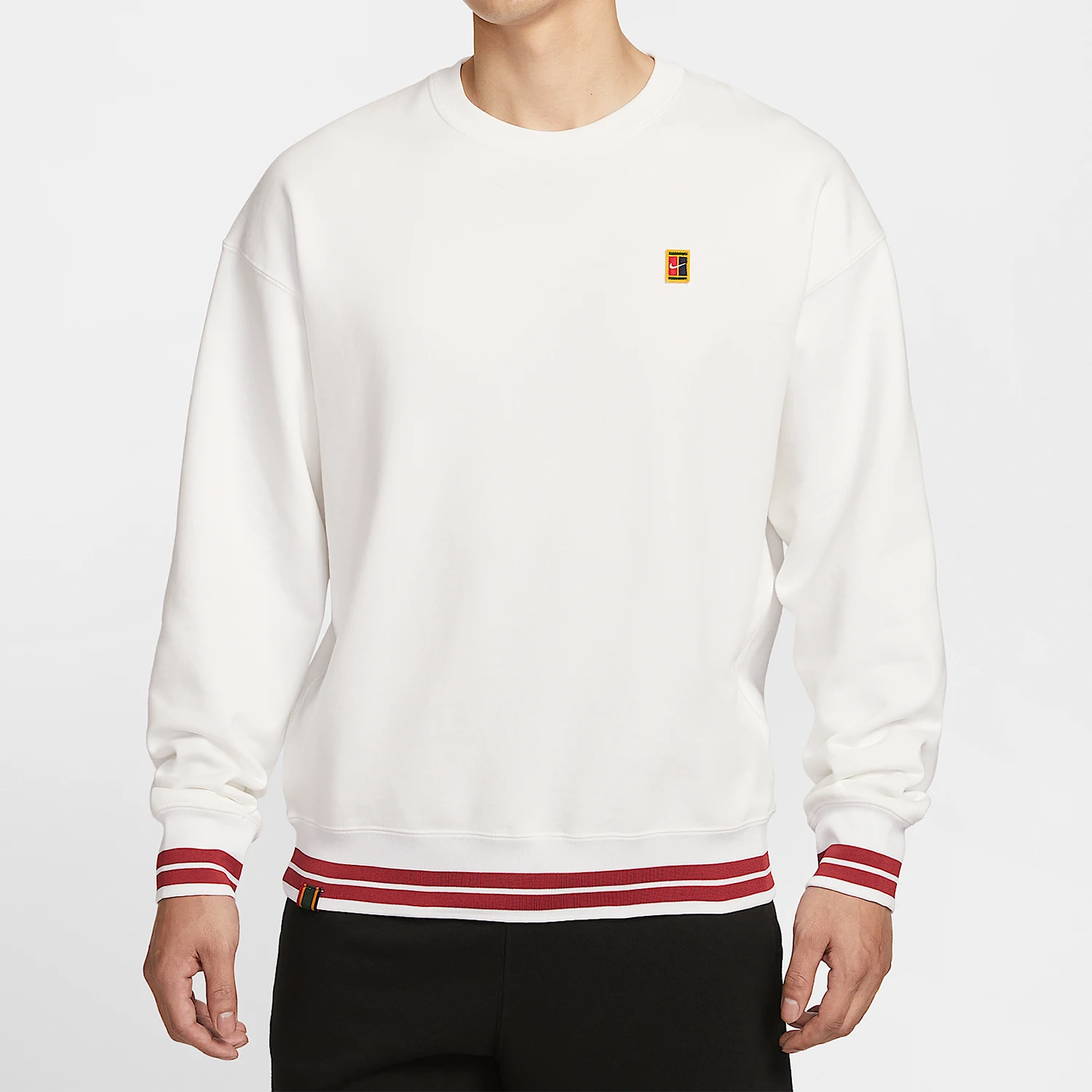 Nike Authentic Court Men's Round Neck Pullover Knit Sports Daily Hoodie IQ3972-100
