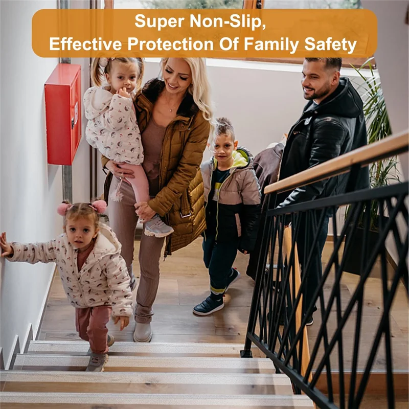 AT44-Non-Slip Tape Stairs,Non-Slip Strips, Self-Adhesive,Waterproof Anti Slip Tape,Prevention Of Falls,Indoor And Outdoor Use