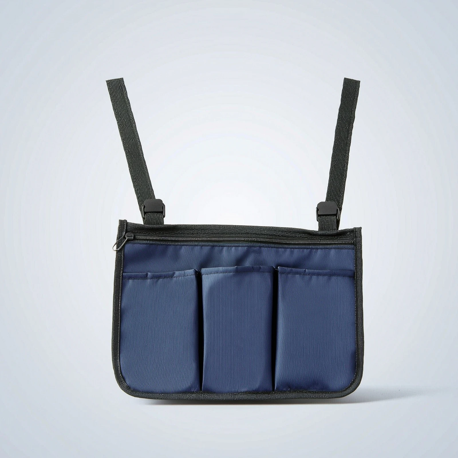 Wheelchair Side Organizer Bag Hanging Wheelchair Armrest Pouch Armrest Bag Convenient Compact for Disabled, Travel, Outings