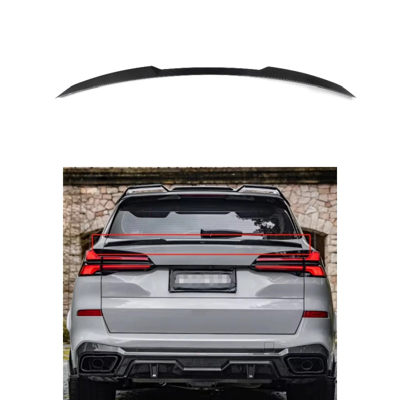 

Dry Carbon Fiber G05 F95 Spoiler High Kick Rear Trunk SQ Style Car Spoiler for BMW X5 G05 LCI G18 LCI F95 2023-IN