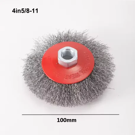 8pcs Twisted Steel Wire Wheel Brush for Angle Grinder - Paint Removal Deburring Strong Rotary Twist Knot - Cleaning Accessory