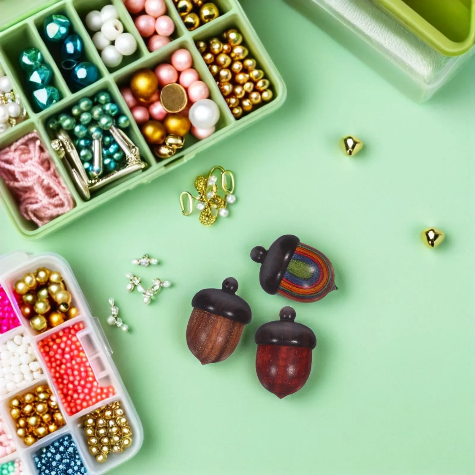 caixa-de-armazenamento-de-Oleos-essenciais-em-madeira-solida-formato-de-bolota-com-tampa-giratoria-organizador-portatil-para-viagem-casa-e-escritorio-pequeno-estojo-de-tesouros