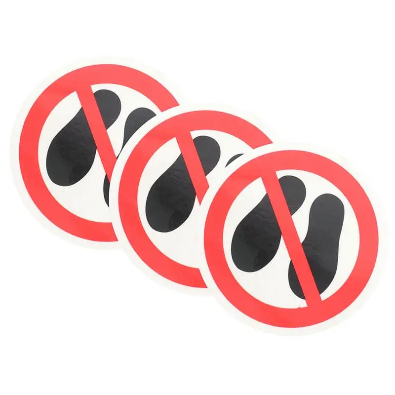 3個マーシュはステッカーの上ではありませんここでは署名をスタンドしません安全ステッカー