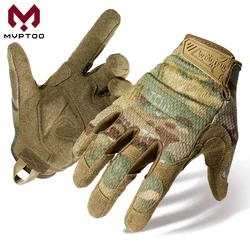 TouchScreen Tactical Gloves Camouflage Paintball Shooting Airsoft Combat Hunting Shock-proof Full Finger Glove Bicycle Men Women
