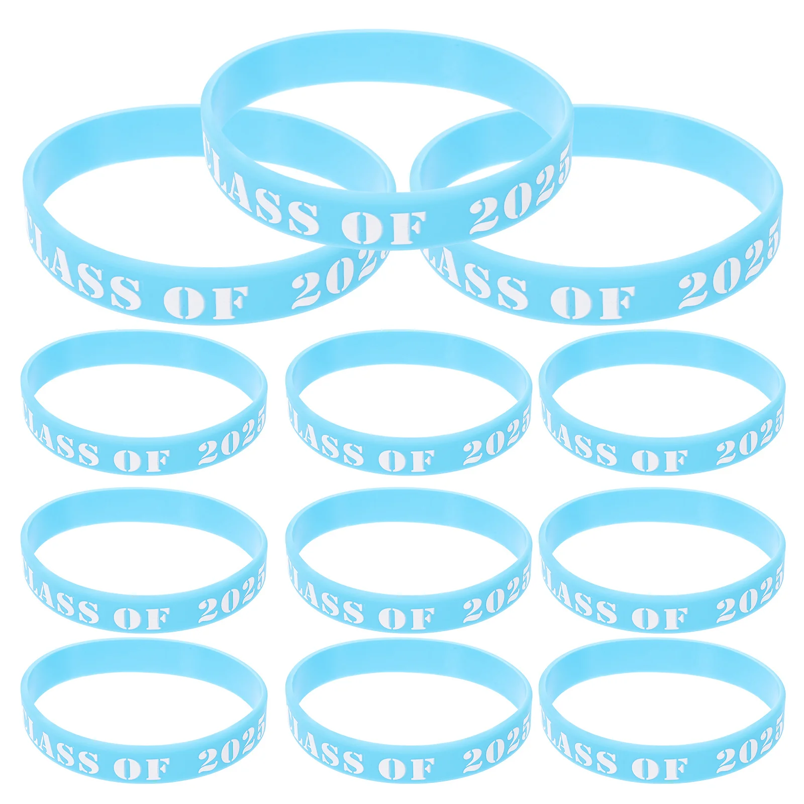 25 Pcs Bracelet Graduation Wristbands Themed Bracelets Bulk School Supplies Sillicone Decorative