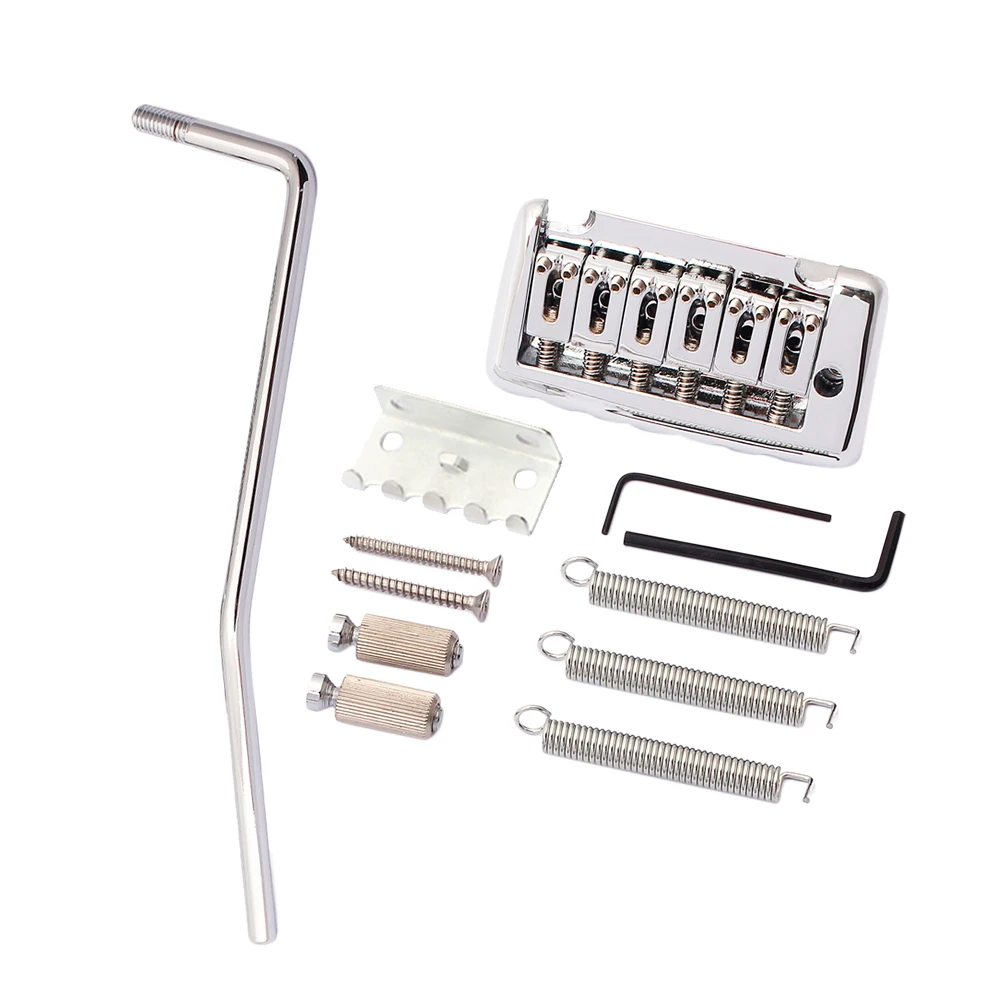 

Vibrato System Single Tremolo Guitar Bridge 6 String Metal GA208 Gorgeous Finish High Quality Guitar Parts Accessories