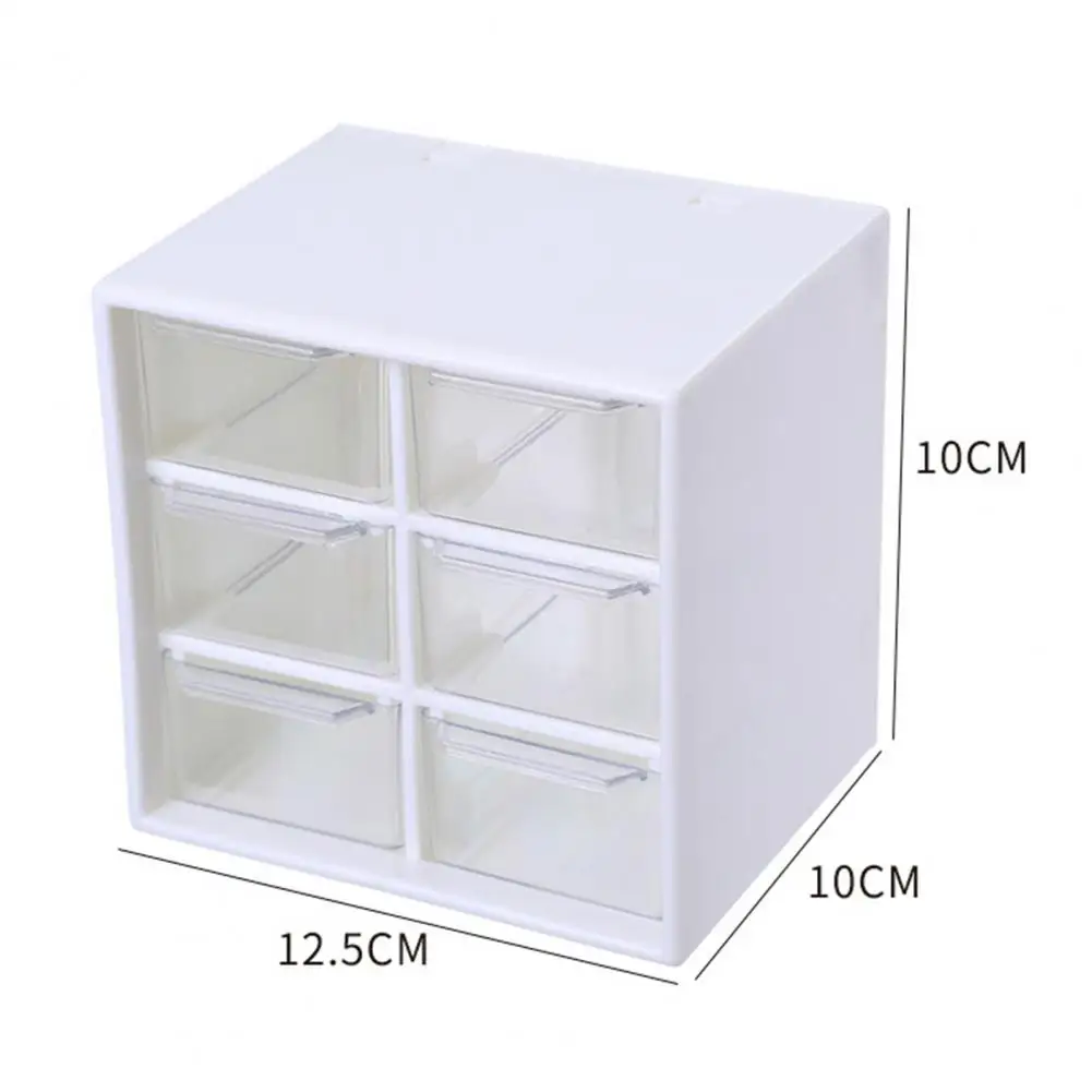 User-friendly Storage Box Large Capacity Space-saving PP Drawer Type Desktop Pen Makeup Organizer Box for Home