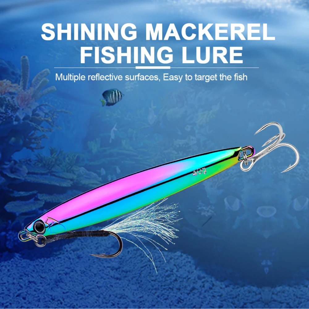 High Quality Metal Zinc Alloy Metal Jigging Fishing Lure 10g 20g 30g 3D Eyes Fish Fishing Bait Lead Jig Fishing Lure Exquisite