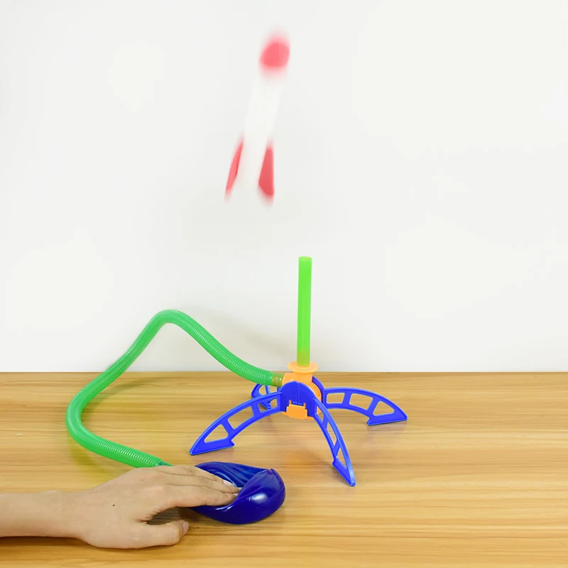 قاذفة صواريخ هوائية خارجية للأطفال ، مضخة قدم ، لعبة ارتفاع الضغط المضغوطة ، لعب الأطفال ، لعبة رياضية للقفز ، هدية لعبة للأطفال