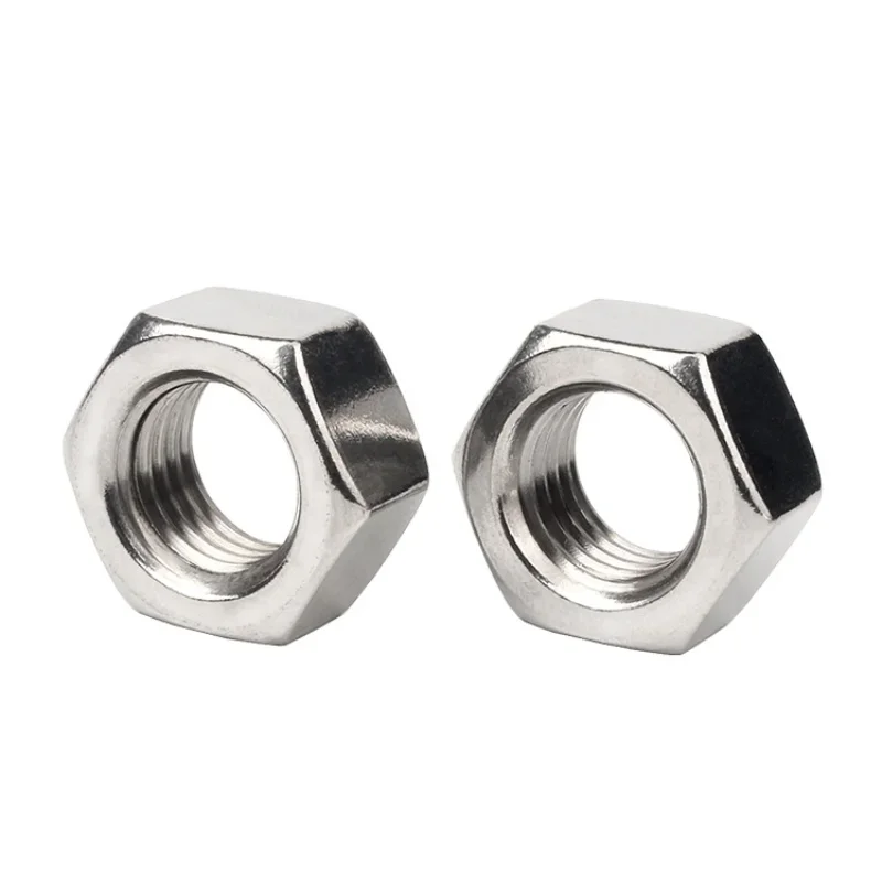 Bsw/unc 304 Stainless Steel Hex Hexagon Nut Inch American Standard Nuts