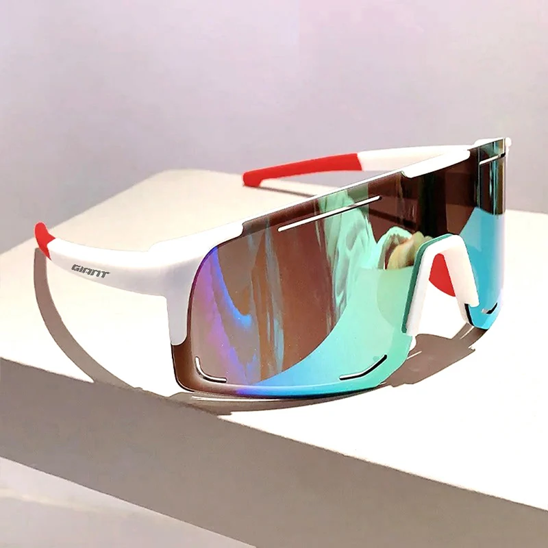 Riesige Langstrecken-Fahrradbrille, superleicht, für Herren und Damen, beschlagfrei, UV400-Schutz, MTB-Fahrradbrille mit Etui – Detail 2