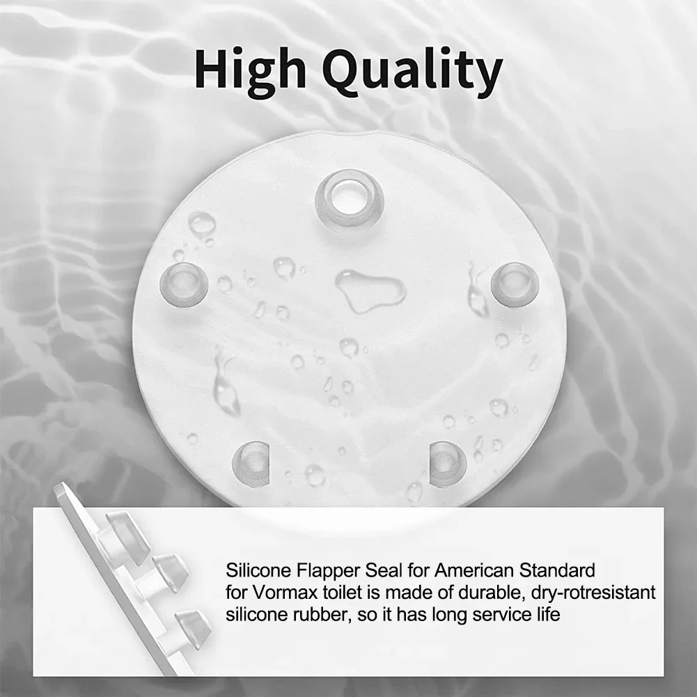 For Vormax Toilet Tank Seal Kit Includes Four TPE Washers Sized at 3inch Compatible with Model 7381424100 0070A